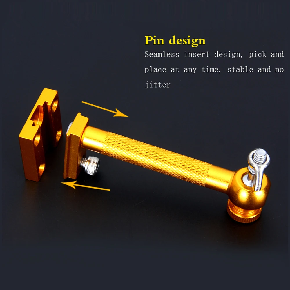 Caja de luz de pesca nocturna Universal, soporte de lámpara extraíble, accesorios para silla de pesca, equipo de soporte de luz - imagen 3