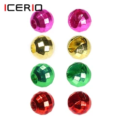 ICERIO-Cuentas de tungsteno de Disco ranuradas facetadas, anzuelo de plantilla, ninfas, Scud, materiales de atado de moscas, accesorios de pesca, 20 piezas