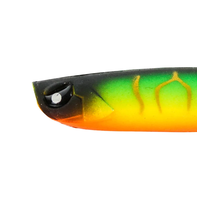 Señuelo de pesca suave 3D, 1 piezas, 4,5g/9,5 cm, cebo suave, gusanos de sábalo, Lucio, pececillo, aparejos de pesca de goma de silicona - imagen 5