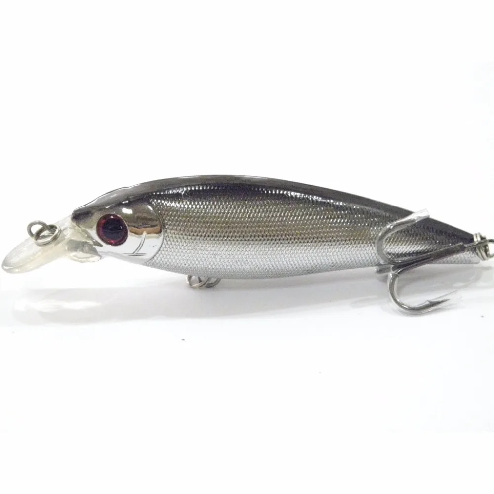 WLure-señuelo de pesca Crankabit para agua salada, señuelo de Pesca de Mar, 40g, 14cm, bamboleante lento, 1/0 anzuelos triples, ojos 3D, M525 - imagen 4