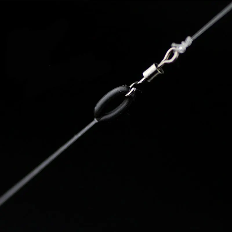 Gancho giratorio de aleación de cobre de alta calidad, anzuelo único de 8 formas, Pin giratorio, anillos de conector sólido, accesorio de aparejos de pesca, 50 piezas - imagen 4