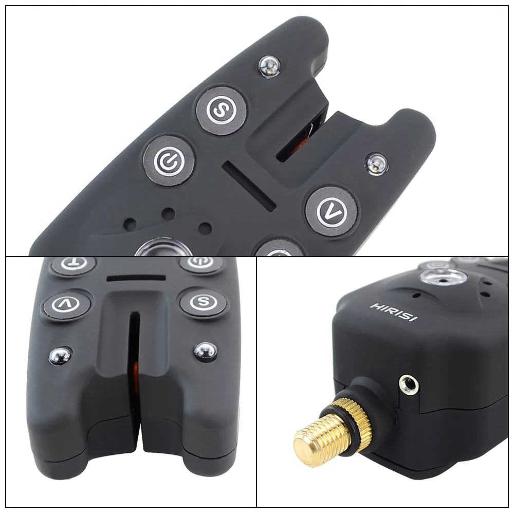 Alarma de picadura de pesca de carpa con indicador LED de Control de sensibilidad de tono de volumen B1101 - imagen 3