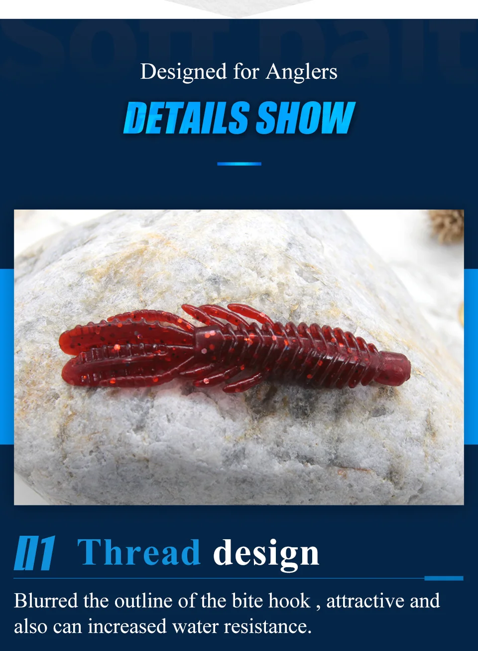 Borró el contorno del gancho de mordida y también puede aumentar la resistencia al agua