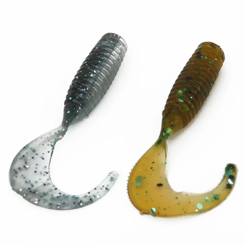 Ardea-SEÑUELOS blandos de silicona, aparejos de pesca de doble Color, 38mm/0,6g, 10 unidades - imagen 5