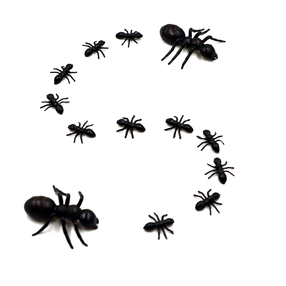 MNFT insectos reptiles simulados hormiga para aparejos de pesca señuelo negro ultraligero hormiga moscas de pesca - imagen 3