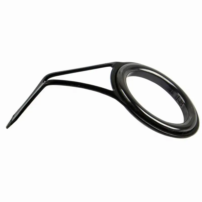 SG12 OS Anillos para caña de pescar Guías de línea Soporte inoxidable dorado, plateado o negro y anillos de cerámica negros - imagen 2