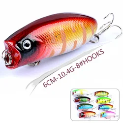 Popper Crankbait flotante Topwater - Señuelo para carpa
