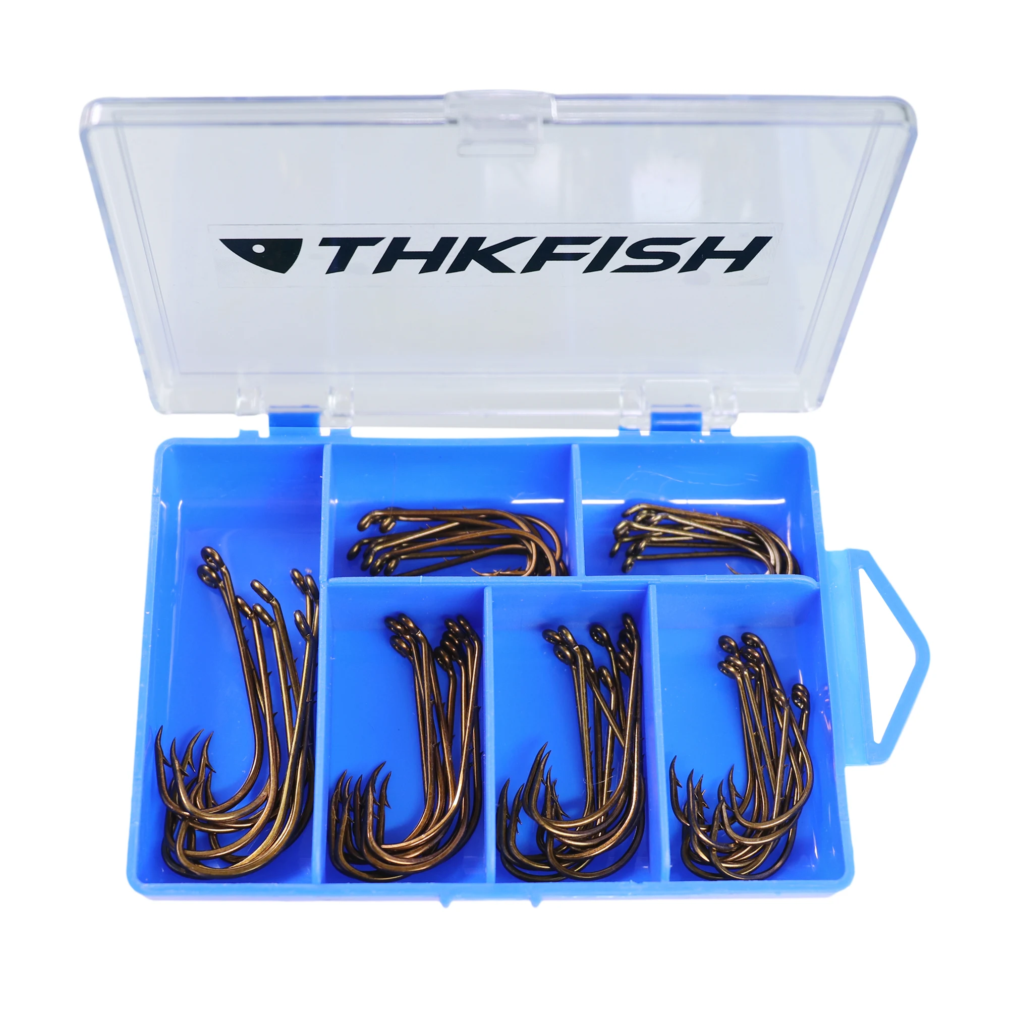 THKFISH Anzuelos Baitholder Acero al Carbono – Vástago Pico para Gusano - imagen 5