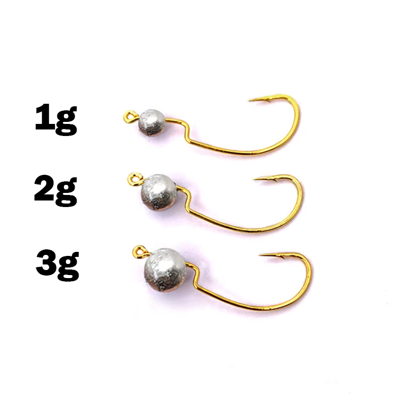 OUTKIT Jig Head Grank 1-3g – Gancho blando para vinilo - imagen 4