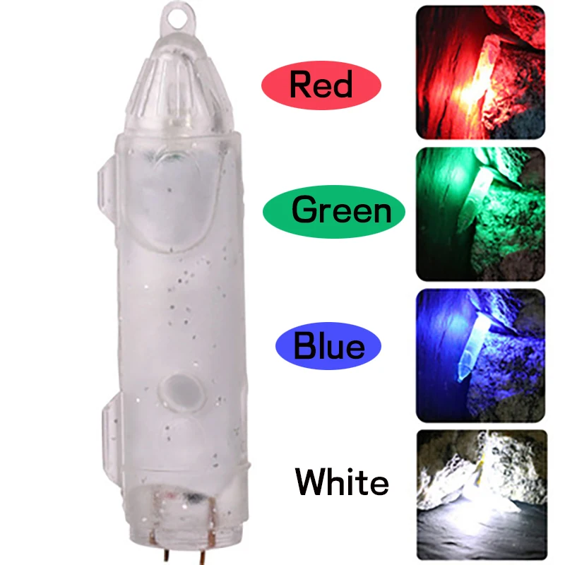 Wifreo-minilámpara de pesca subacuática, luz LED intermitente de pulpo, señuelo, luces de calamar para recolección de peces, aparejos de pesca de agua salada, 5 uds. - imagen 2