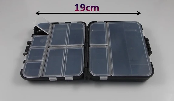 ESFISHING-Mini cajas de aparejos de pesca, estuche de almacenamiento de anzuelos, compartimentos, soporte de almacenamiento de plástico, accesorios de pesca - imagen 5