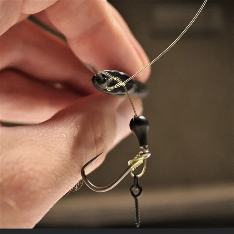 Accesorios de pesca de carpa, cuentas Chod giratorias de tungsteno de 0,42g, anzuelo de Kicker, aparejos de extremo, plomada de cambio para aparejos de cabello