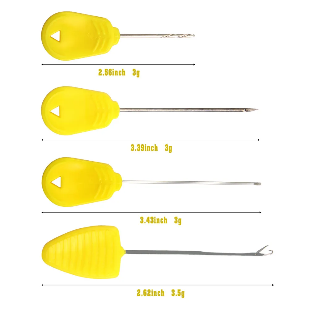 9 Uds. Kit de herramientas para aparejos de cebo con aguja para cebo de pesca de carpa con boilies para aparejos de pelo, aparejos de pesca de carpa - imagen 2