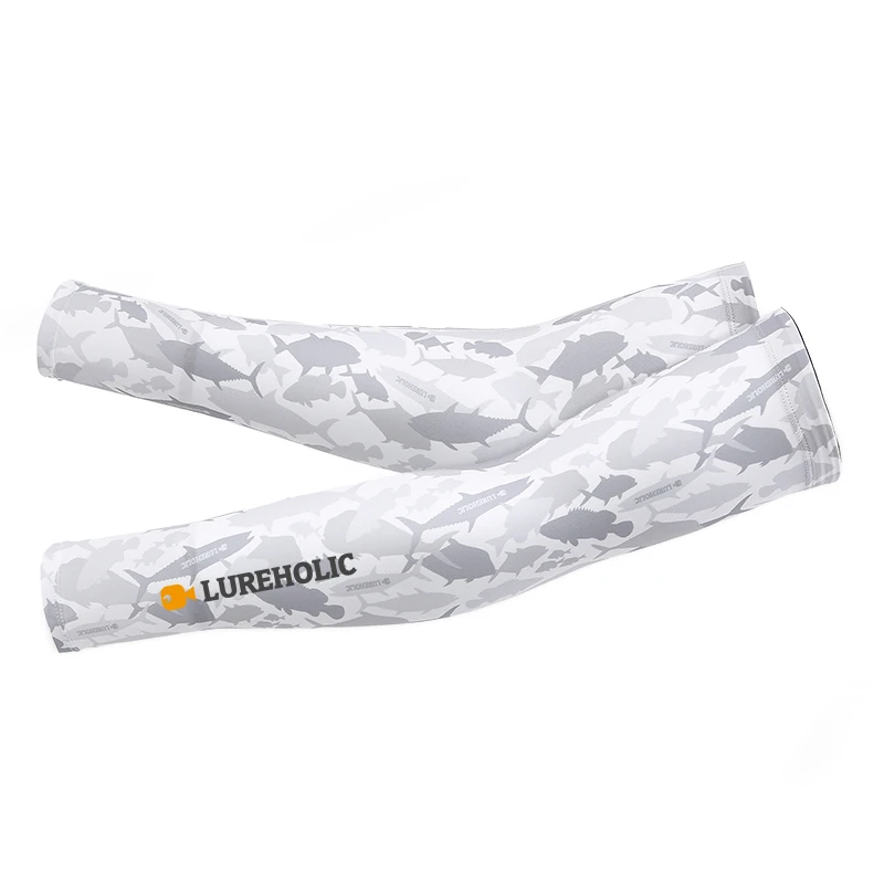 Lureholic UPF50 + señuelo de pesca, Mangas de brazo, Anti-UV, a prueba de sol, protege la piel del sol - imagen 5