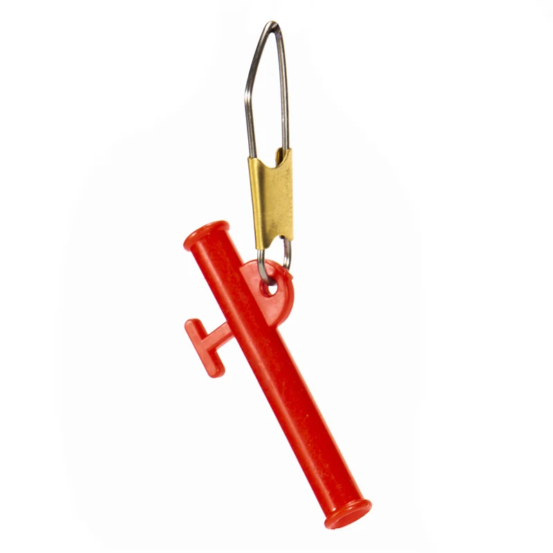 Accesorios de Pesca de equilibrio de plástico, aparejos de Pesca a presión de acero inoxidable ABS, color rojo y negro, venta al por mayor, 500 Uds. - imagen 3