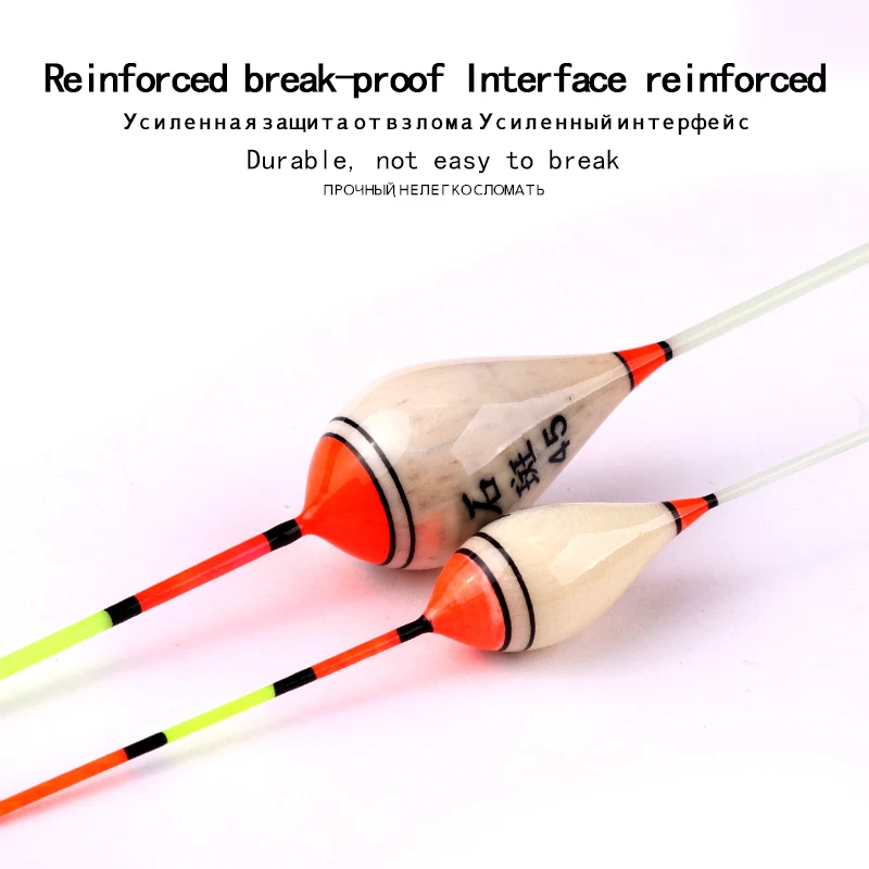 Flotador de pesca de agua dulce + 1 tubo de regalo, boya de agua dulce Balsa Bobber Vertical, aparejos de alta calidad, 1 ud. - imagen 4