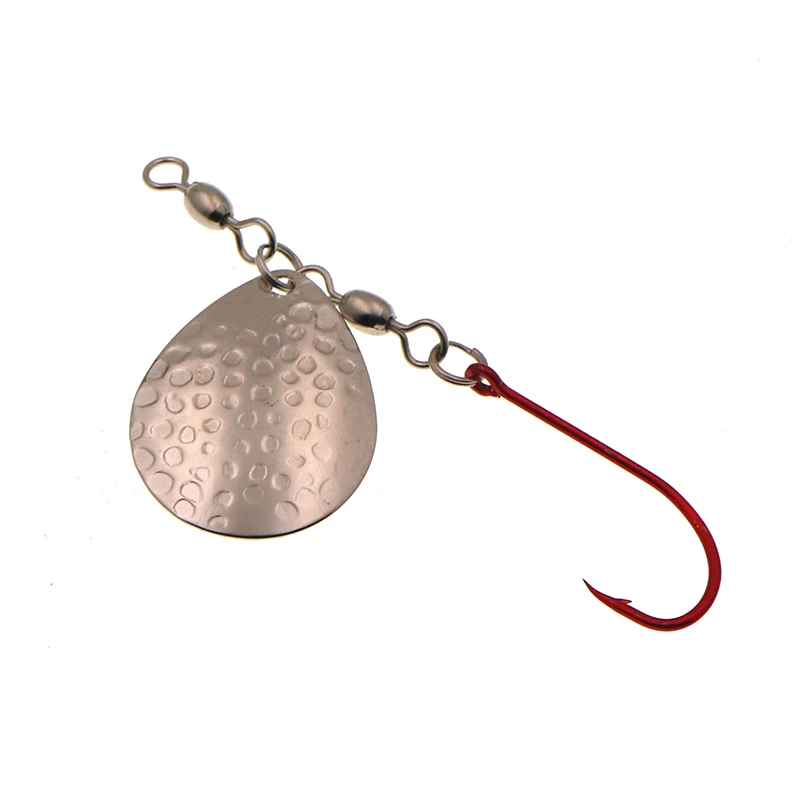 Cebo de pesca de 4g 5,5g 6g, cuchara de Metal, señuelo para trucha, cuchara giratoria de lentejuelas duras pequeñas - imagen 2