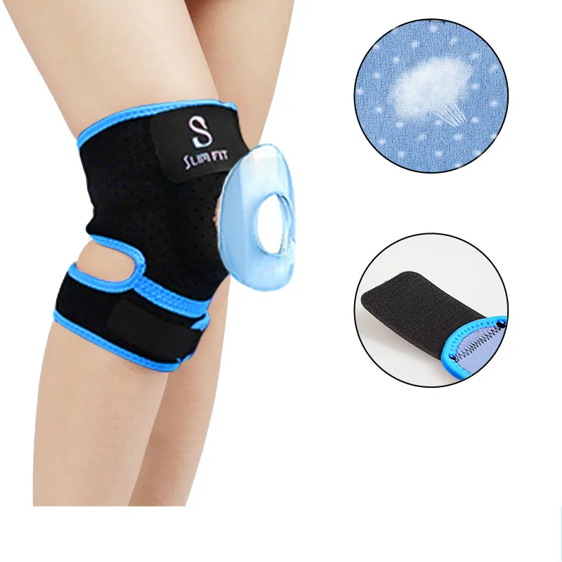 Rodilleras con cinturón para rótula, rodillera deportiva, cuerda para saltar, correr, lesiones de menisco, equipo de protección para articulaciones de Montañismo - imagen 4