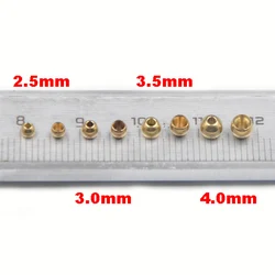 Cuentas de latón para moscas secas y ninfas – Tamaños 2,5mm a 4mm