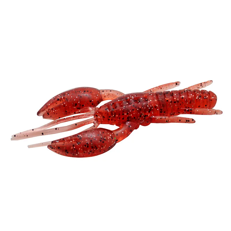 Señuelo de pesca, martillo Artificial, camarones, 8cm, 6g, cebo suave, gusano, larva, captura de lubina, lote de 5 piezas en oferta - imagen 5