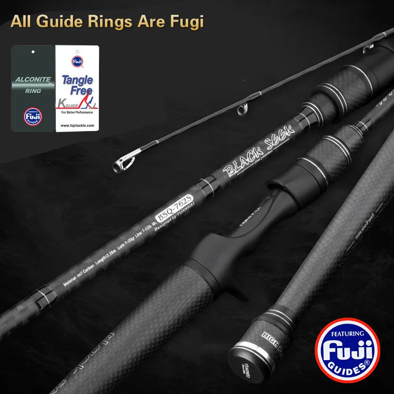 Caña de pescar de carbono ultraligera, caña de fundición giratoria, anillo Fugi de mano fuerte, Canne A Peche, Carbonne, Olta, Kamislari, Baitcasting - imagen 5