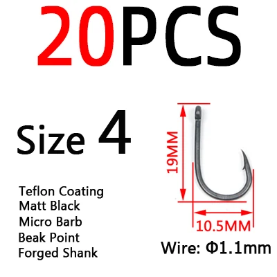 20pcs  Size 4