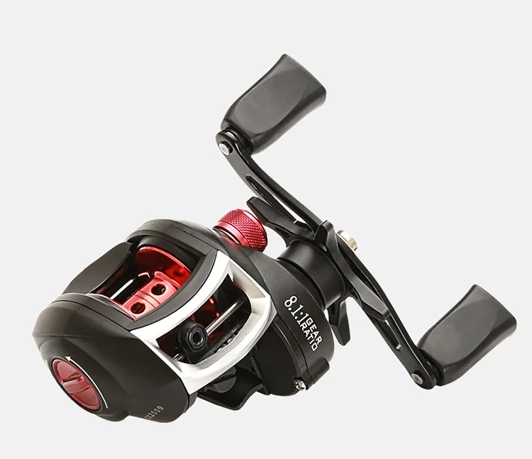 un carrete de pesca de alto rendimiento diseñado para precisión y durabilidad