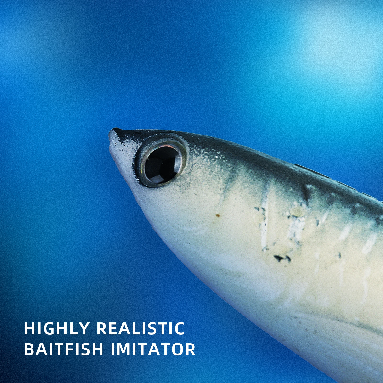 SF-Señuelos de Pesca 3D de 13,3 cm/5,24 pulgadas, suaves para cebos lucio, perca, lubina, 5 uds. - imagen 3