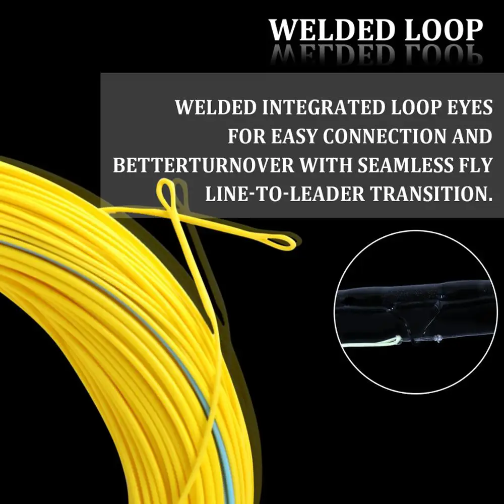 Línea de pesca con mosca Maximumcatch Spey, 125 pies, 7/8/9/10 WT, peso flotante hacia adelante con dos bucles soldados - imagen 5