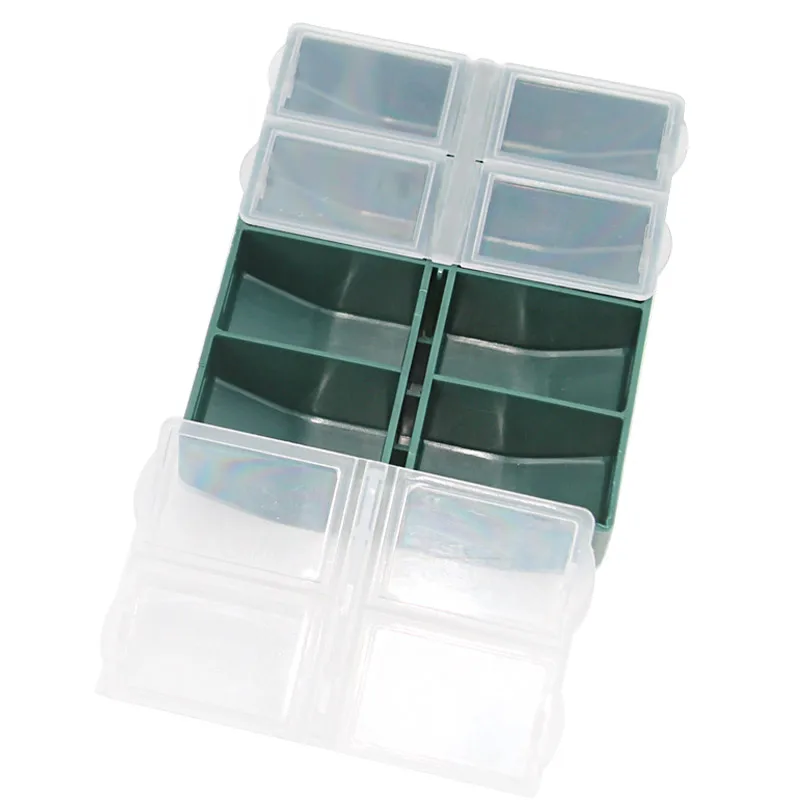 Mosodo-caja de aparejos de pesca de carpa de gran capacidad, con regla integrada, 6 cajas pequeñas separadas, caja de almacenamiento de accesorios - imagen 2