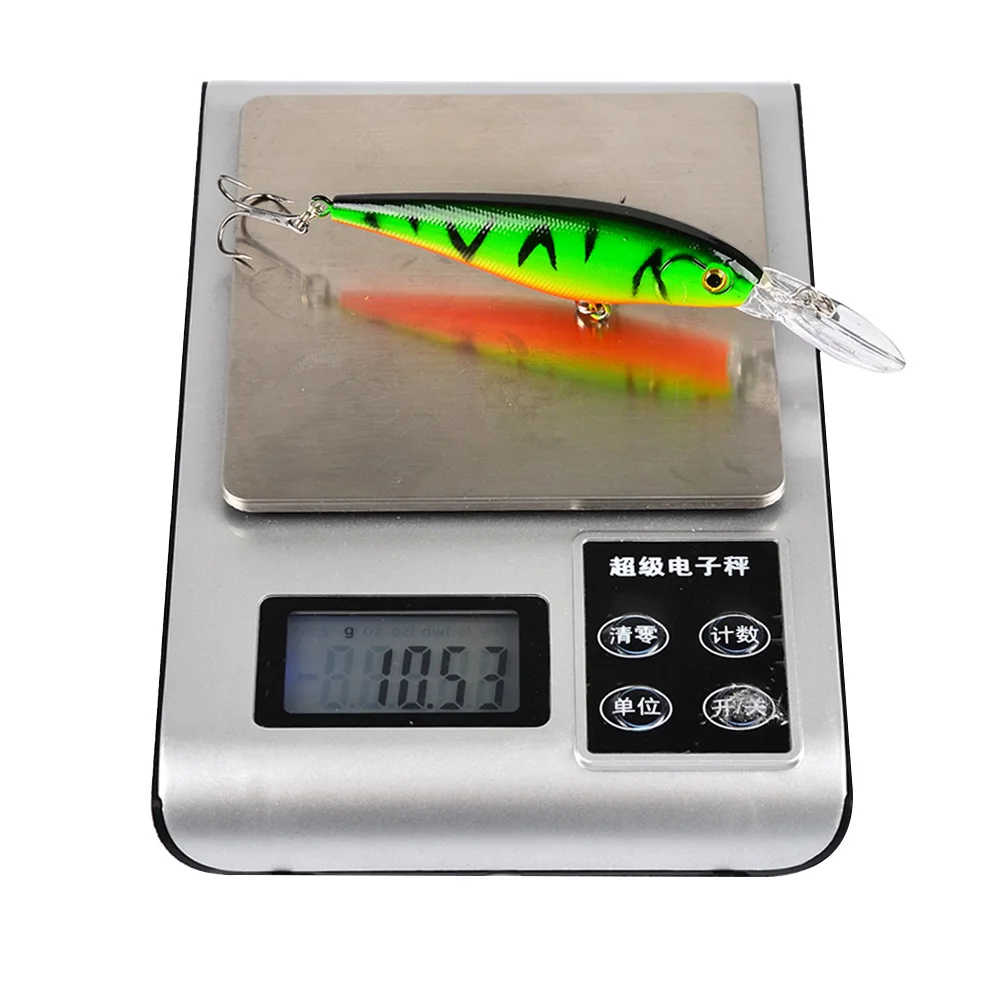 Minnow-SEÑUELOS duros de pesca, 11,5 cm, 10,5g, Wobbler Isca, Crankbait de plástico Artificial, 10 colores, cebos, aparejos de pesca, envío directo - imagen 5