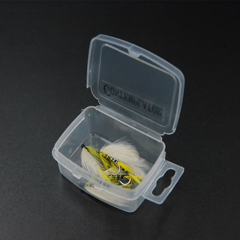 Contemporator-Serpentinas de fantasma negro, 5 piezas, 10 #, moscas de pesca con mosca, cebo artificial clásico, pesca de trucha de mar, salmón, Cabeza de Acero