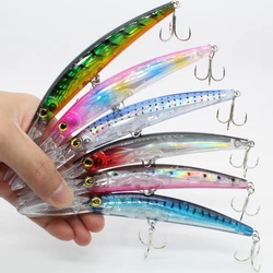 Señuelo Minnow Oscilante Japonés 17cm para Pesca en Mar