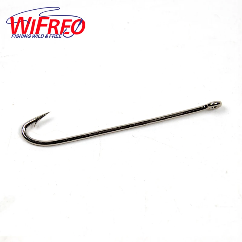 Wifreo anzuelos de pesca de caña larga, anzuelos de Anguila de alambre grueso, paquete de 20 piezas - imagen 4