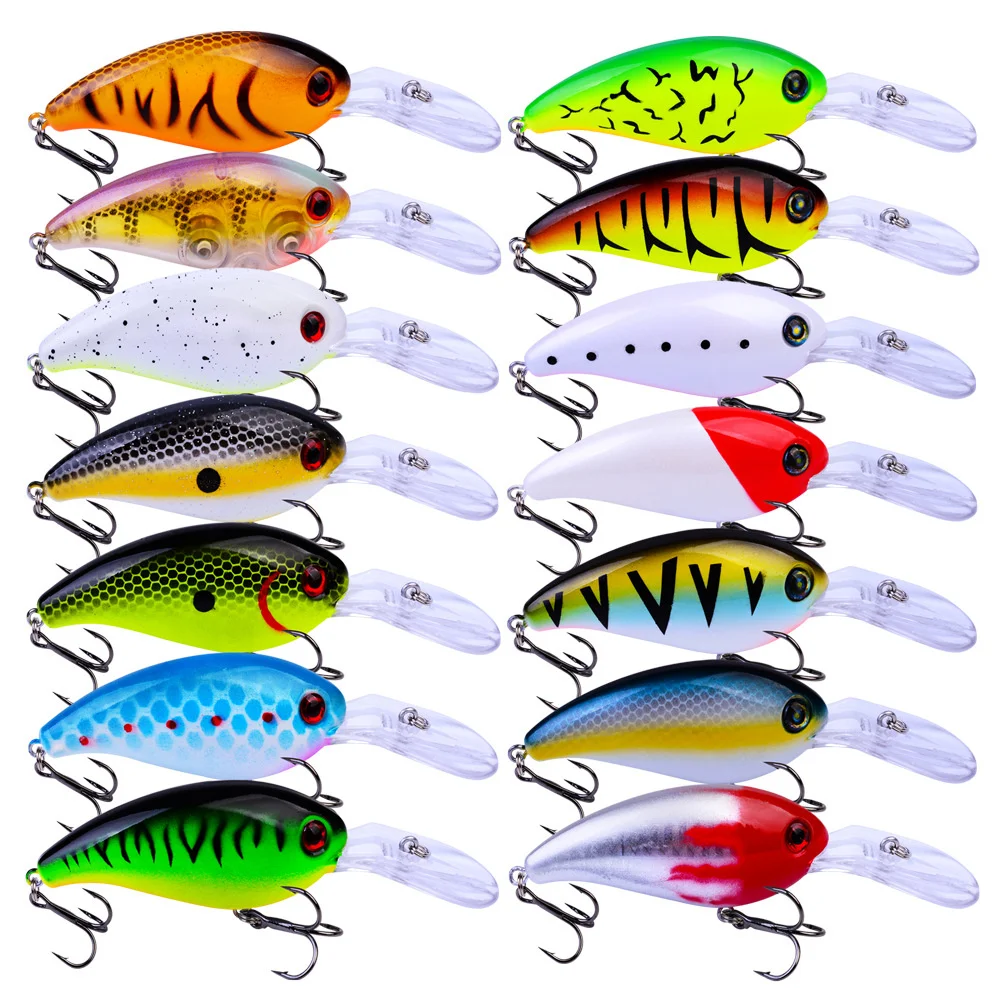 Señuelos de Pesca Wobbler Minnow Swim Crankbait 10cm 14,52g cebo duro Artificial Jig Pesca Trolling Jerk cebo aparejos de Pesca señuelo - imagen 2