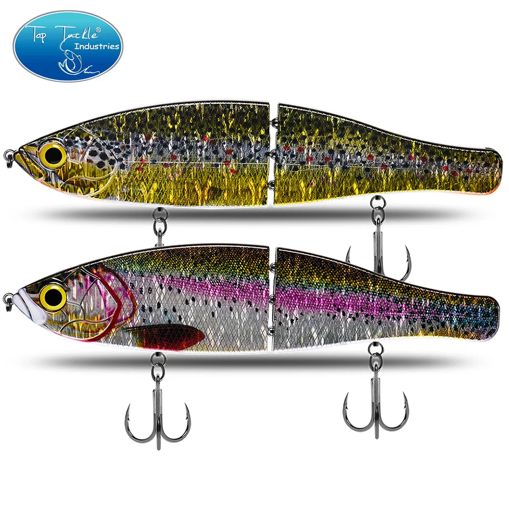 Swimbait-señuelo de pesca articulado, cebo de hundimiento lento, sección Topwater, lubina, 13 colores, 280mm, 200g, 1 unidad - imagen 5