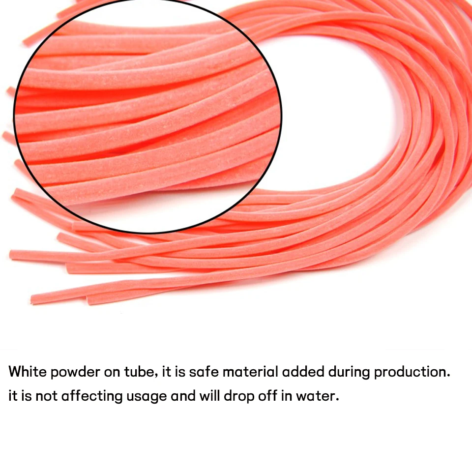 WIFREO-tubo de goma para asiento de flotador de pesca, protección para atar moscas, Anguila, aparejo para Hacer bolas de carpa, Sabiki, 30 Uds., 2,5mm de diámetro, 30cm - imagen 5