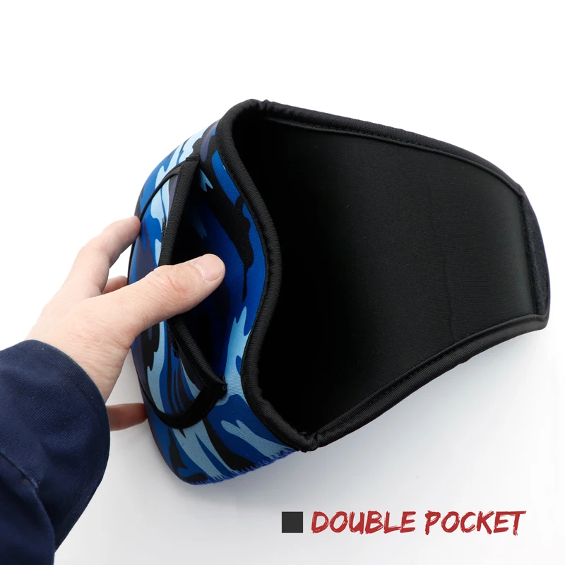 Bolsa de carretes de pesca impermeable, bolsa de rueda giratoria de camuflaje, funda protectora 1000 3000 8000, carretes de pesca giratorios, bolsa de equipo, aparejos de mar - imagen 5