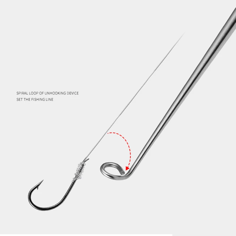 Extractor de anzuelos de pesca de seguridad, dispositivo de desacoplamiento rápido, de acero inoxidable - imagen 5