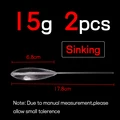 Sinking 2pcs 15g