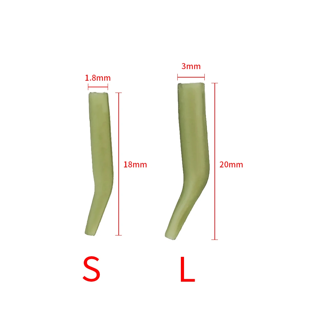 Manga de anzuelo de pesca de carpa, 25 piezas, aparejo de pelo, alineador de línea, accesorios de pesca de carpa AH202 - imagen 3