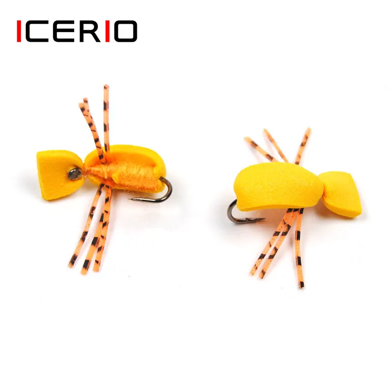 Escarabajo Espuma Naranja ICERIO – Mosca Seca Trucha