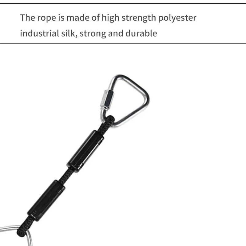 Anillos colgantes de Parque Infantil para niños, anillos de columpio de escalada Ninja, escalada de montaña al aire libre, anillo gimnástico - imagen 4