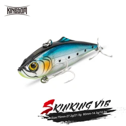 Kingdom VIB Señuelos de Pesca hundimiento cebo Artificial buena acción Wobblers señuelo 60mm 75mm pesca nadar cebos duros para pesca en hielo