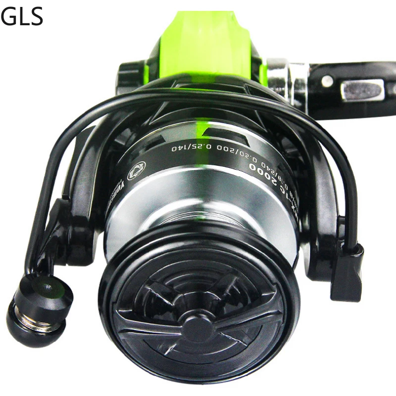 GLS 2022 nueva serie MX 2000 3000 4000 5000 6000 7000 carrete de Metal completo carrete de pesca giratorio 4 + 1BB herramientas de pesca de rueda de pesca - imagen 4