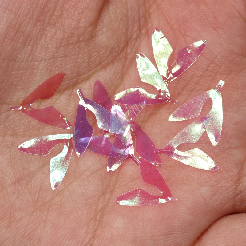 Bimoo-ALAS de abeja precortadas, materiales de atado de mosca de abeja realista, alas de insecto transparentes, protección UV, 20 pares/caja - imagen 4