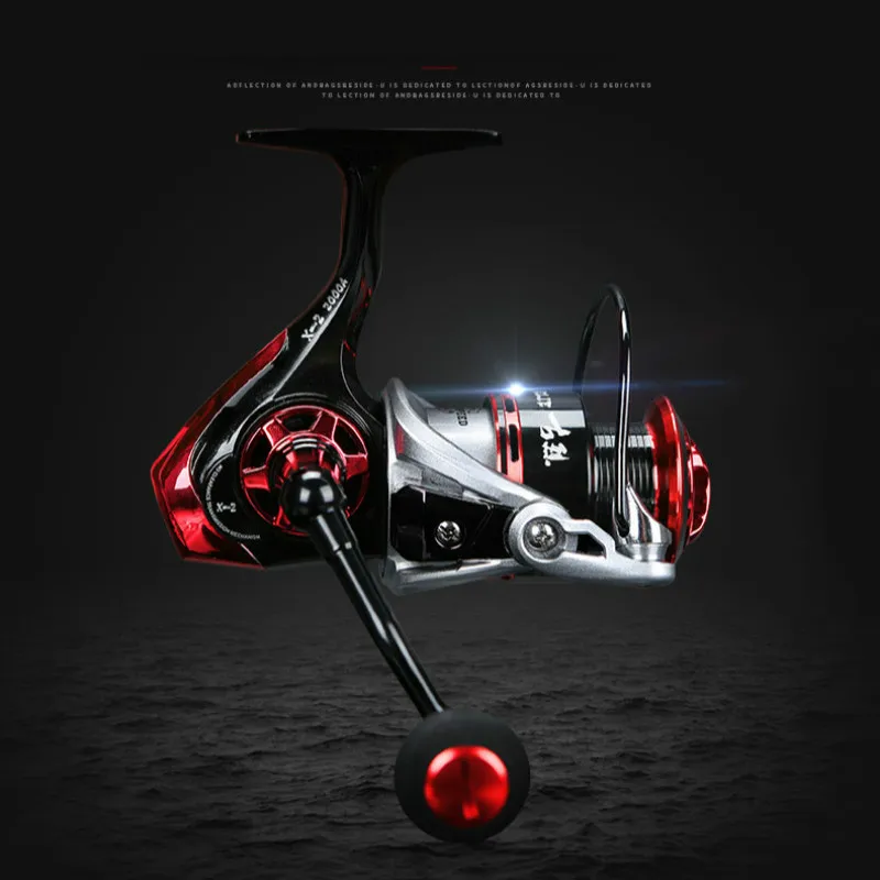 Bobina De línea De Pesca De arrastre, carrete giratorio De 2000s, 3000s, 4000s, 7,1: 1, ruedas distantes, para Pesca en agua salada - imagen 5