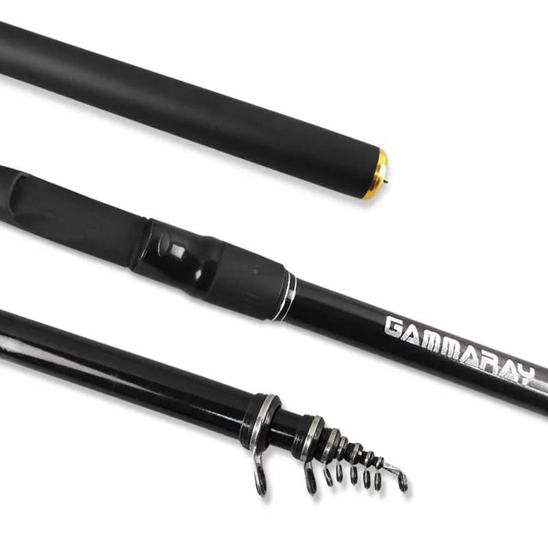 Caña de pescar en roca, 3,6 M-6,3 M, caña de pescar telescópica súper dura de alto carbono para peces grandes, caña de pescar Baitcasting, caña de mar media rápida GAN013 - imagen 4