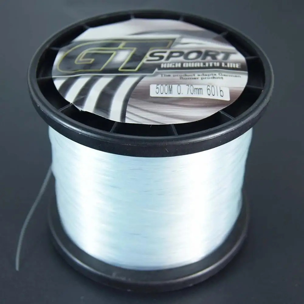DORISEA-Línea de nailon monofilamento transparente, hilo de Pesca de Mar GT fuerte, Mono 35lb, 40lb, 50lb, 60lb, 70lb, 80lb, 90lb, 500M