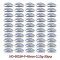F 40mm-2.13g-50pcs